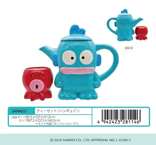 Sanrio Hangyodon Tea Set
