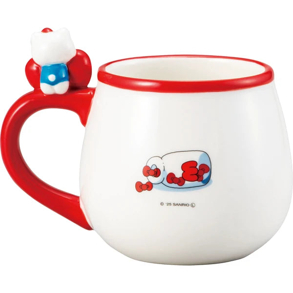 Hello Kitty Figure Edge Mug 340 ML