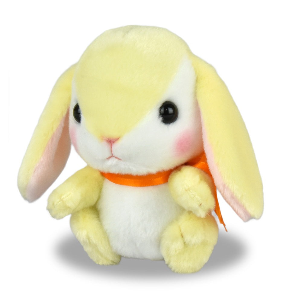 Poteusa Loppy Yuzupyon - White and Yellow Bunny