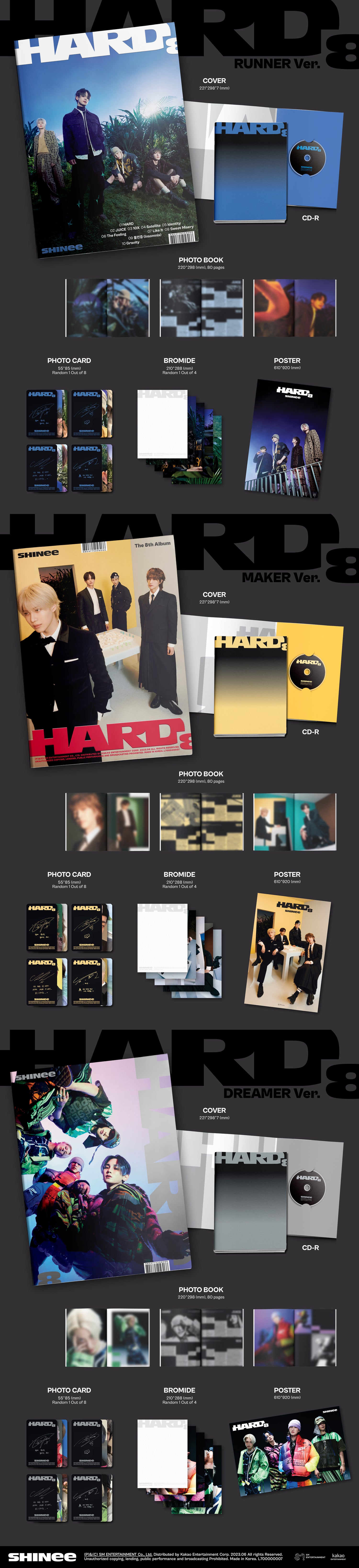 SHINee 8th Album HARD Photobook Ver.