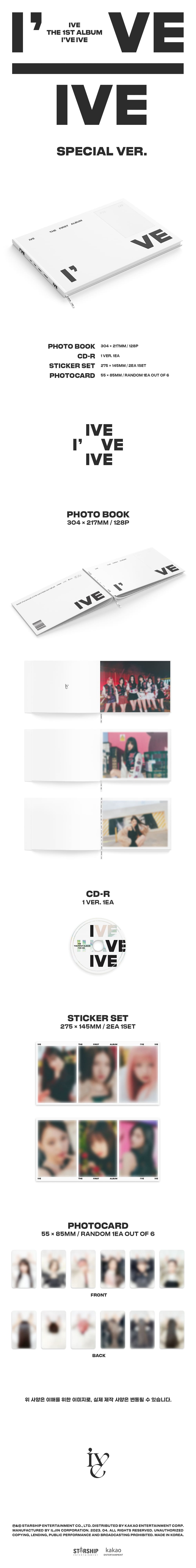IVE 1st Full Album 'I've IVE' Special Version