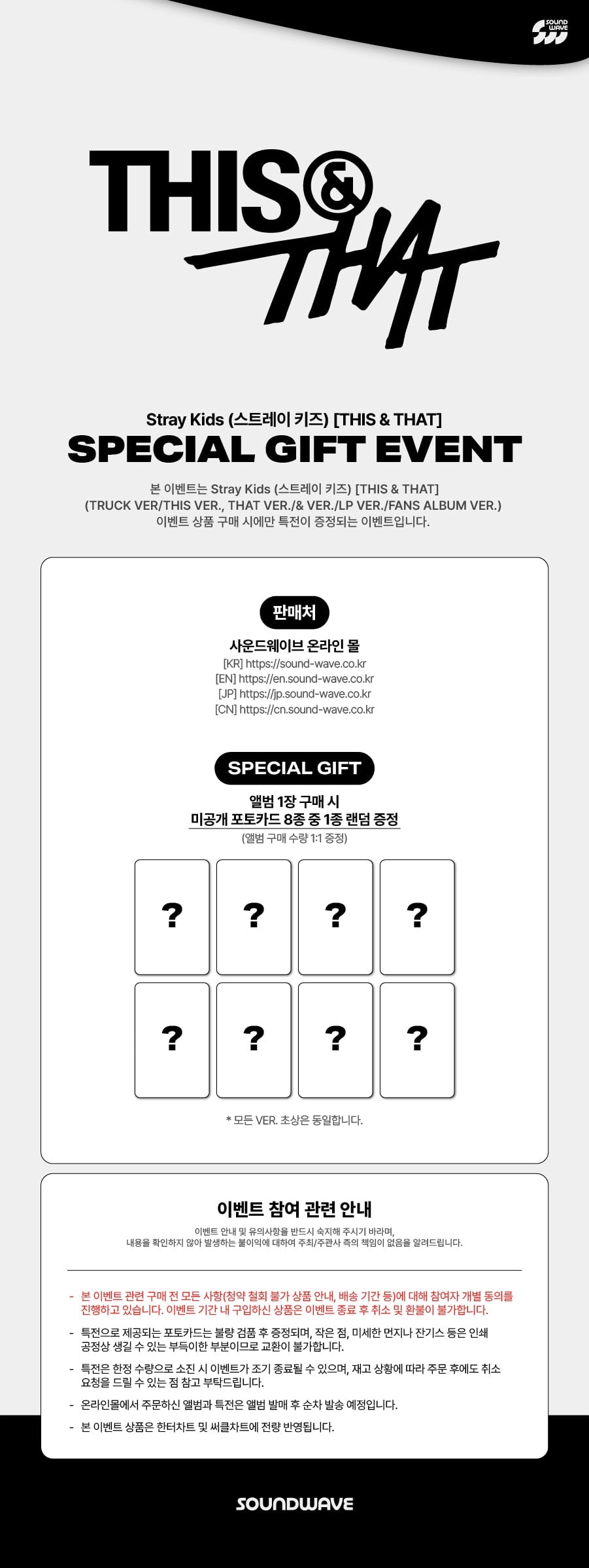 PRE-ORDER Stray Kids – Mini Album - THIS & THAT - FANS ALBUM VER