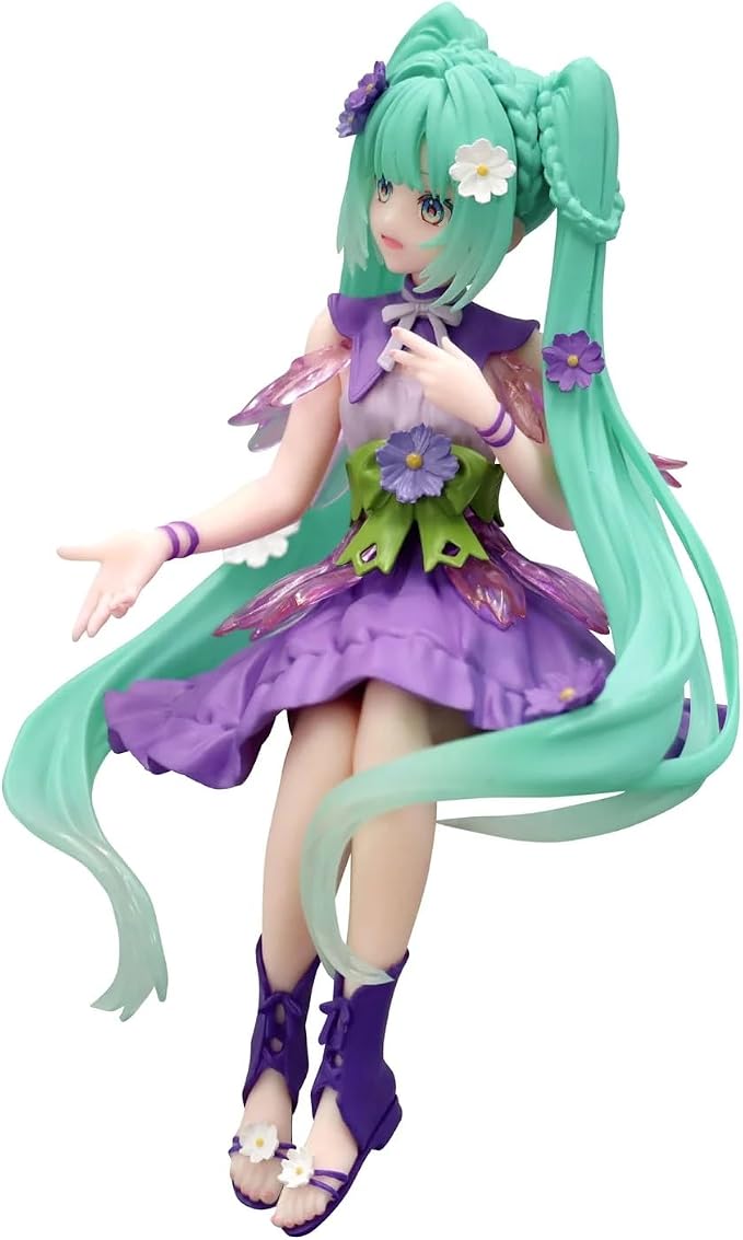Vocaloid – Hatsune Miku Noodle Stopper Figure: Flower Fairy ~Purple Cosmos~