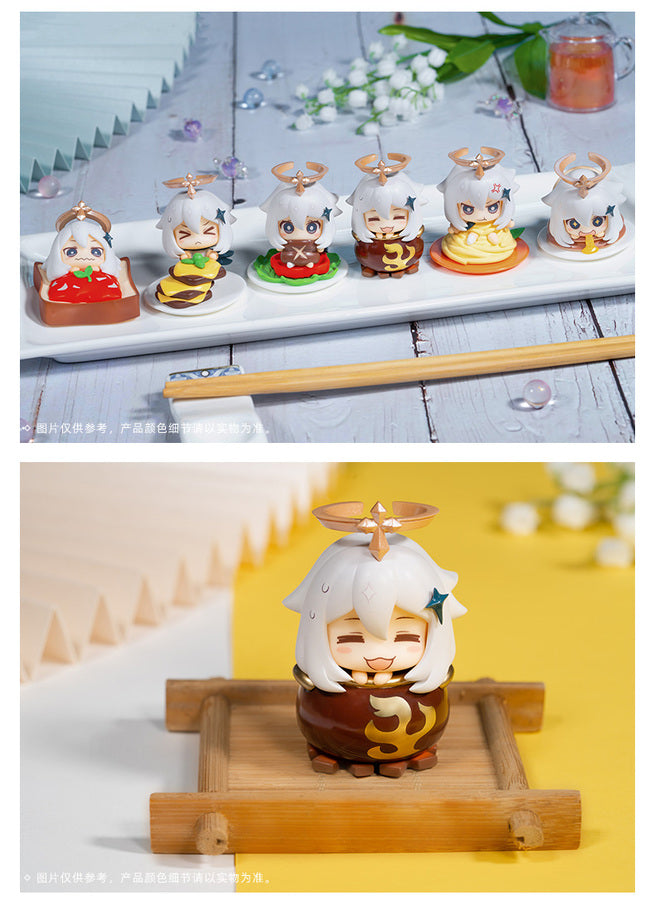 Genshin Impact Paimon Food Theme Figure Blind Box