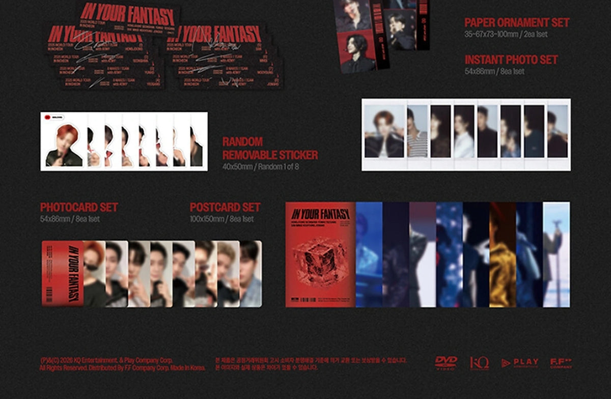 ATEEZ 2025 World Tour 'In Your Fantasy' in Incheon DVD