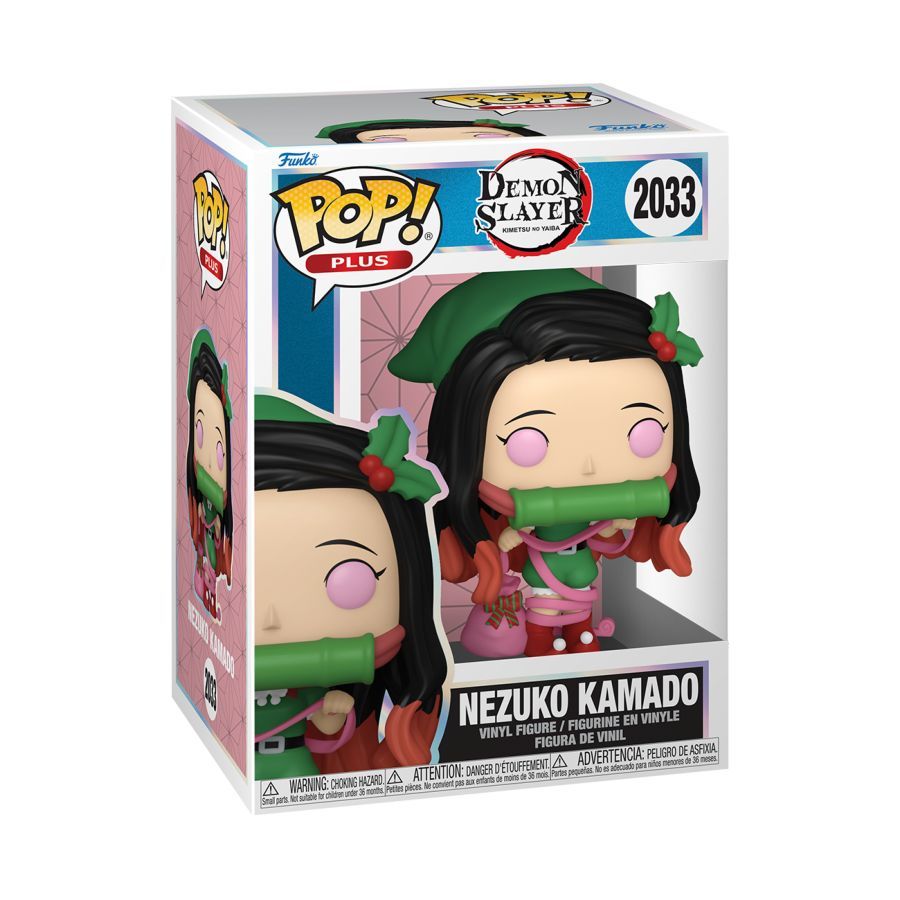 Demon Slayer – Nezuko Kamado (Holiday) Pop! Plus