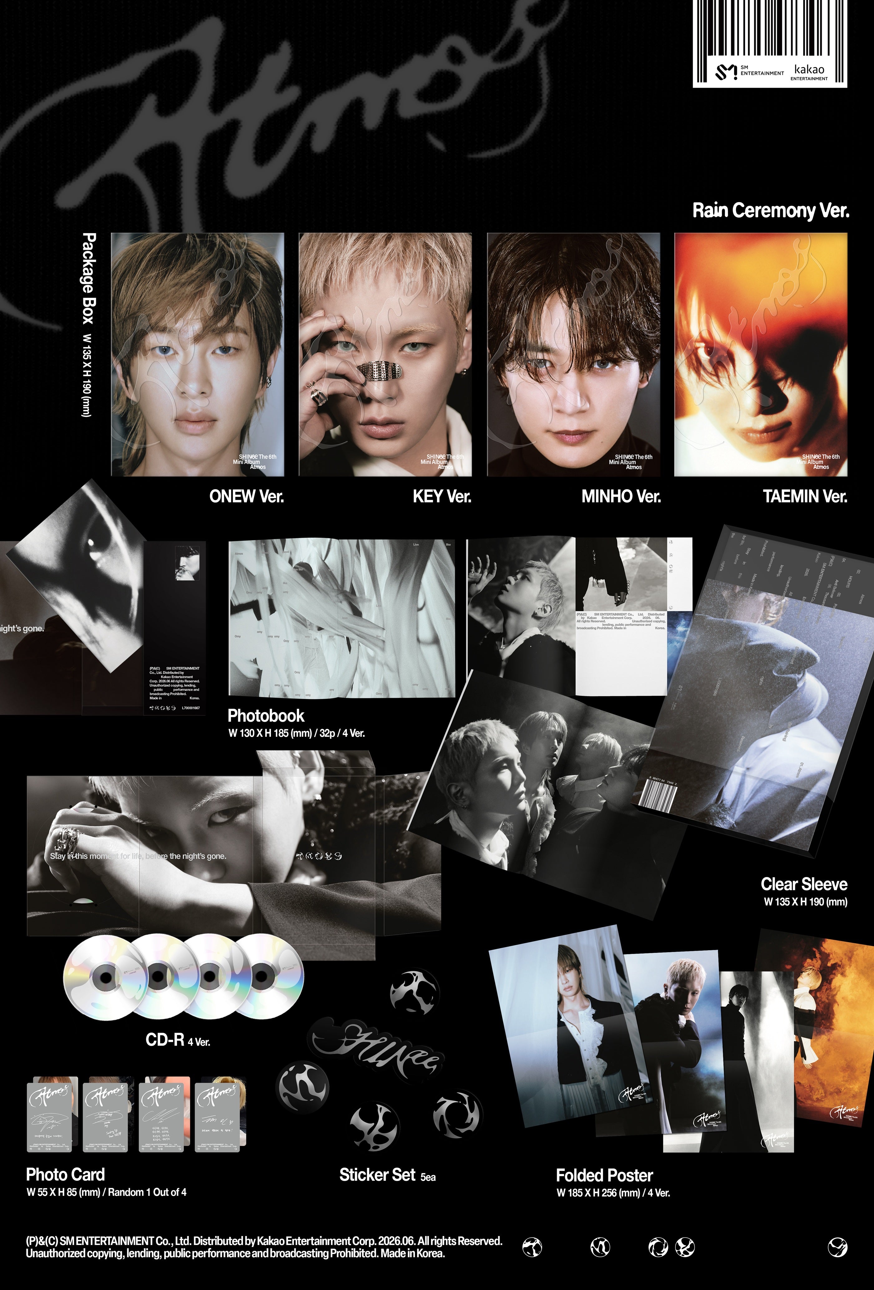 SHINee – 6th Mini Album Atmos RaIn Ceremony Ver.