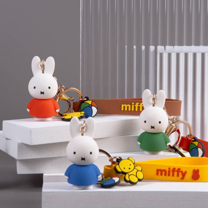 MIFFY CLASSIC RED PENDANT KEYRING