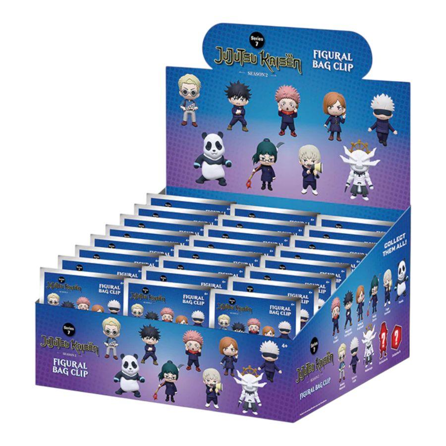 Jujutsu Kaisen – 3D PVC Bag Clips Series 7 Blind Bag (Display of 24)