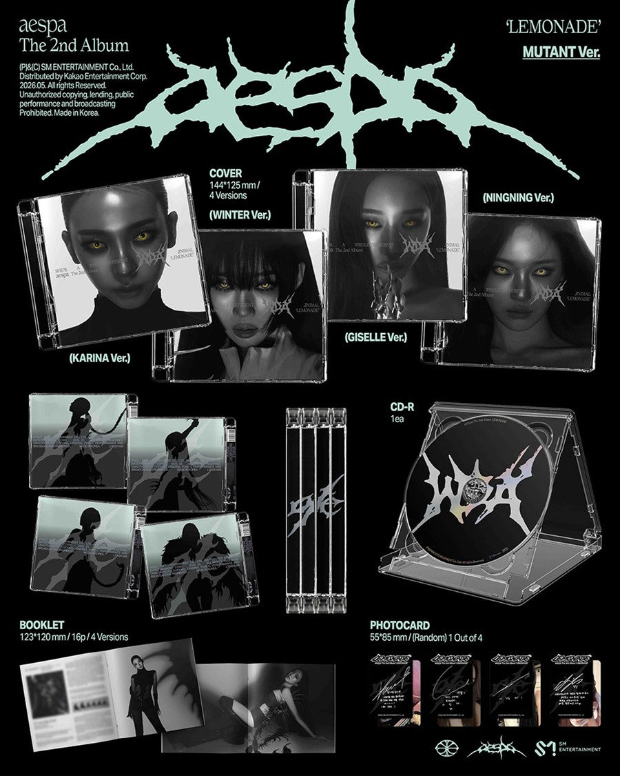 aespa 2nd Full Album 'LEMONADE' -MUTANT Ver.