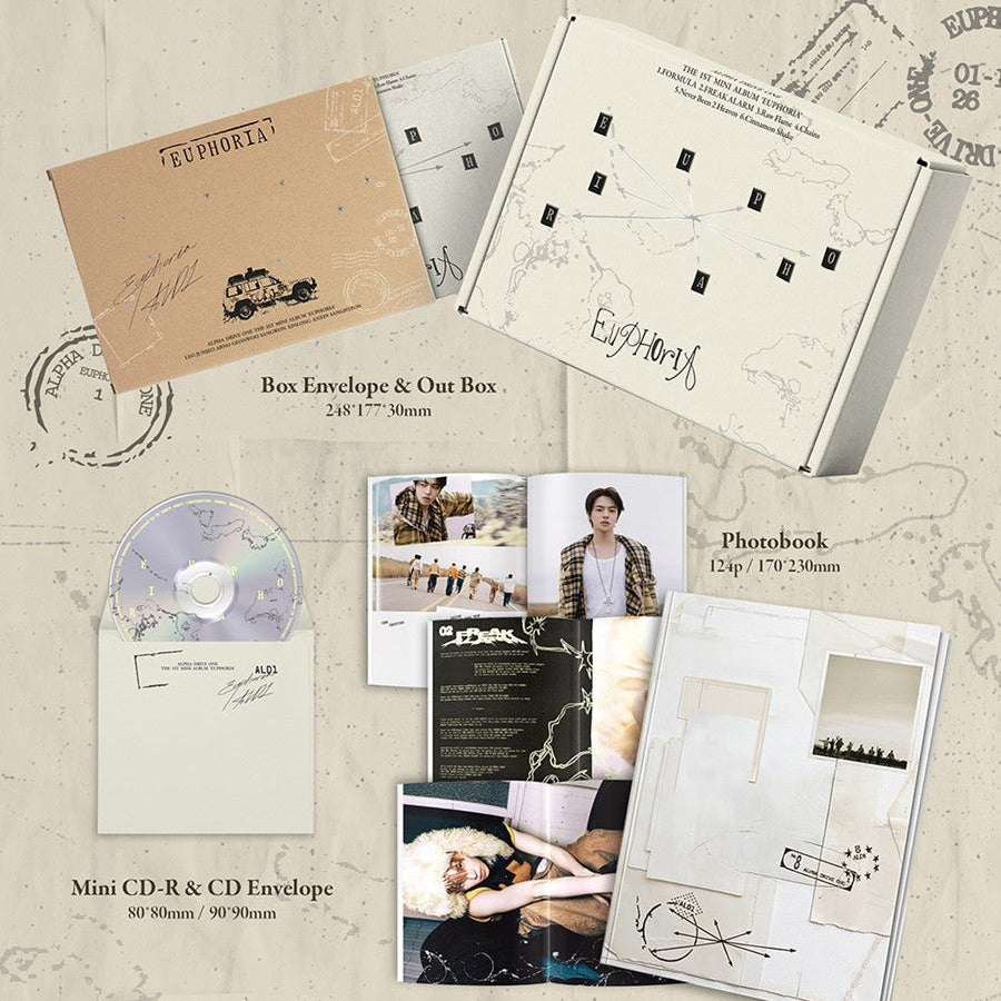 ALPHA DRIVE ONE (ALD1) 1st Mini Album 'EUPHORIA' (STAR ROAD Ver.)
