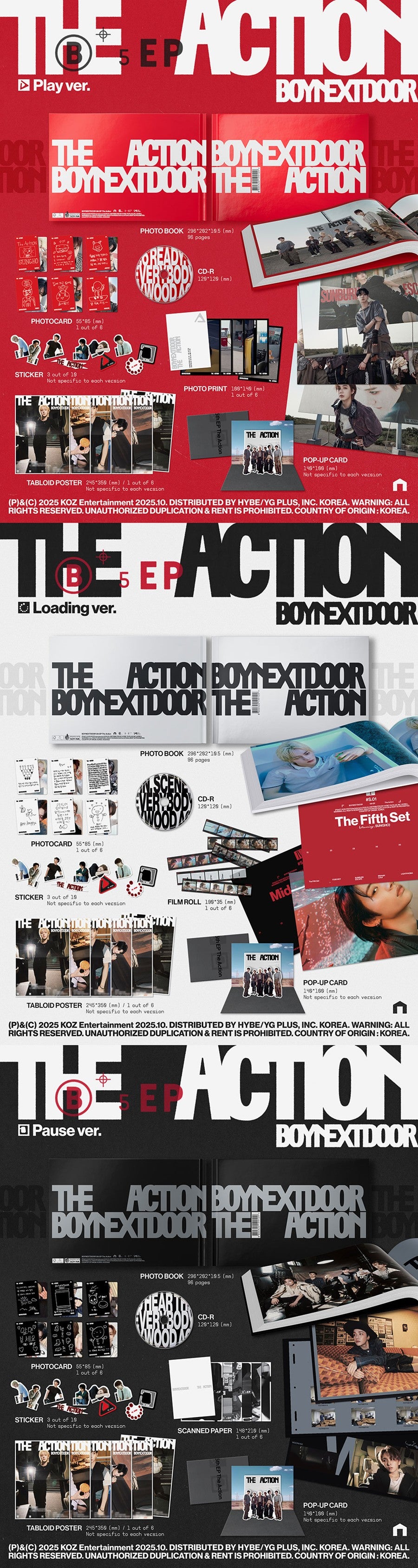 BOYNEXTDOOR 5th Mini Album 'The Action'