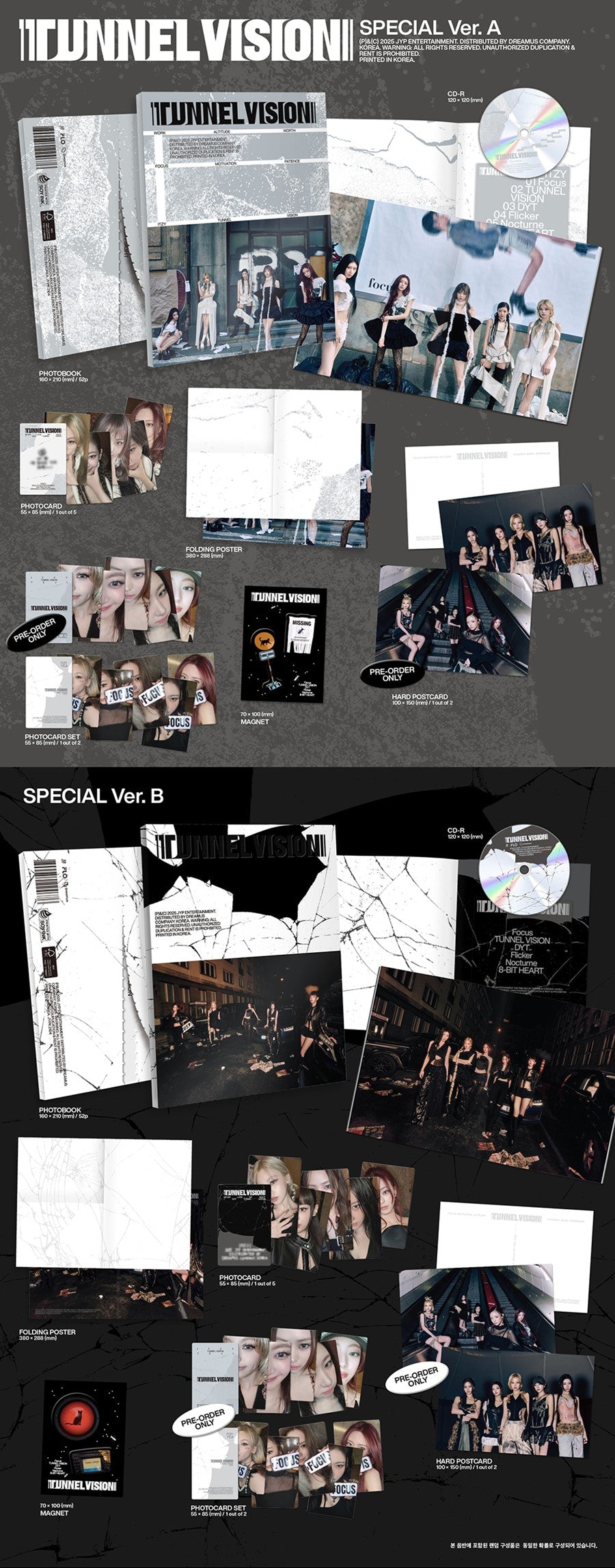 ITZY 11th Mini Album 'TUNNEL VISION' Special Ver.