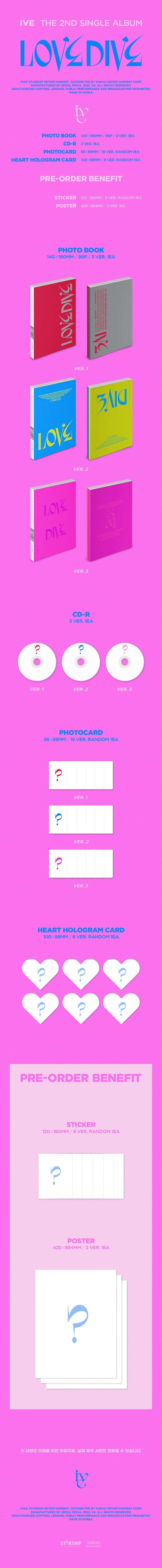 IVE 2nd Single Album 'Love Dive'
