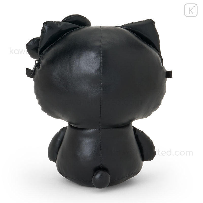 Hello Kitty Metallic Black Plush Shoulder Bag