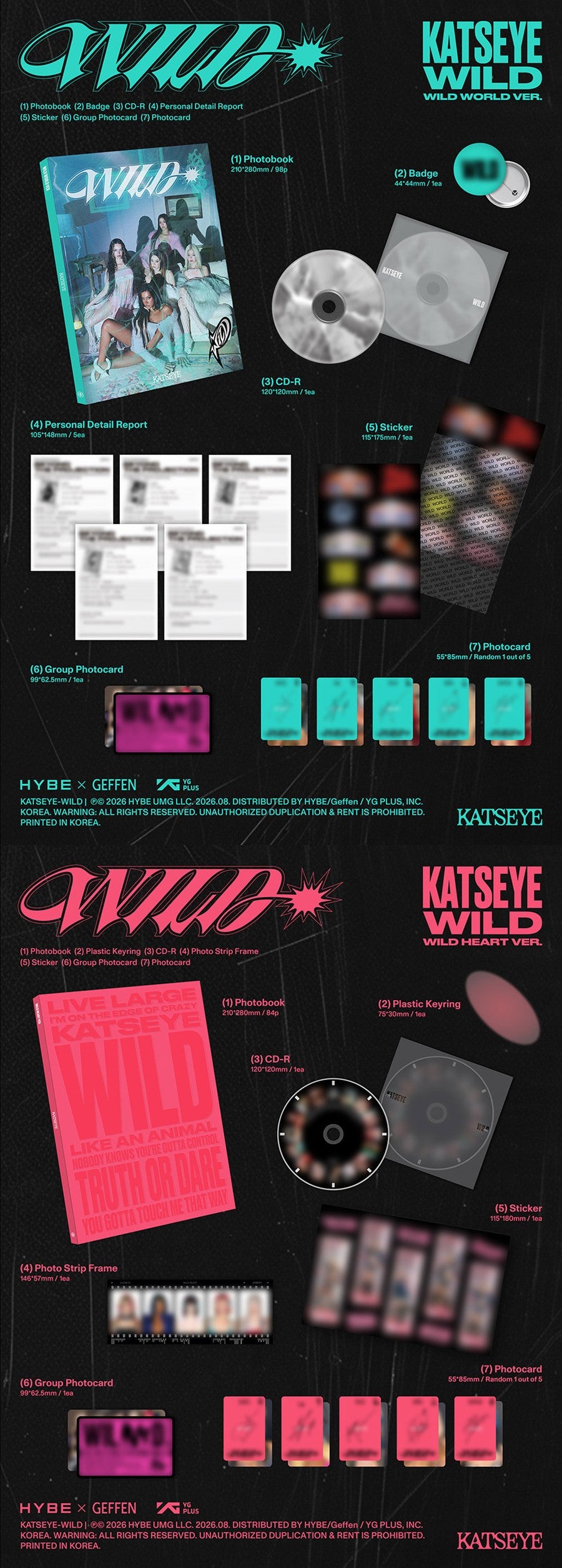 PRE -ORDER KATSEYE - WILD