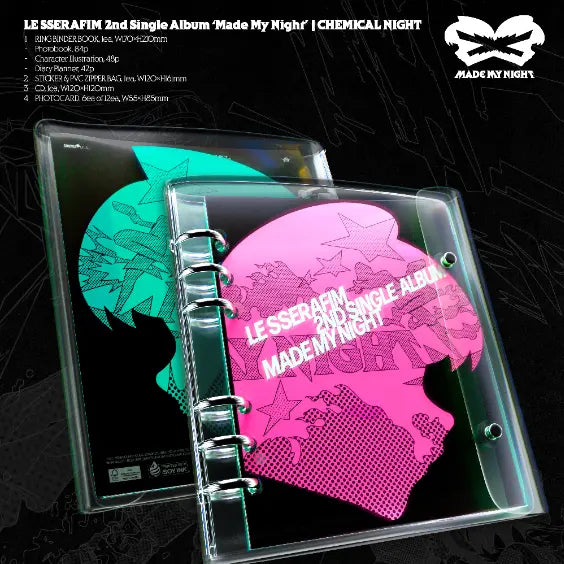LE SSERAFIM – 2nd Single Album Made My Night(CHEMICAL NIGHT)