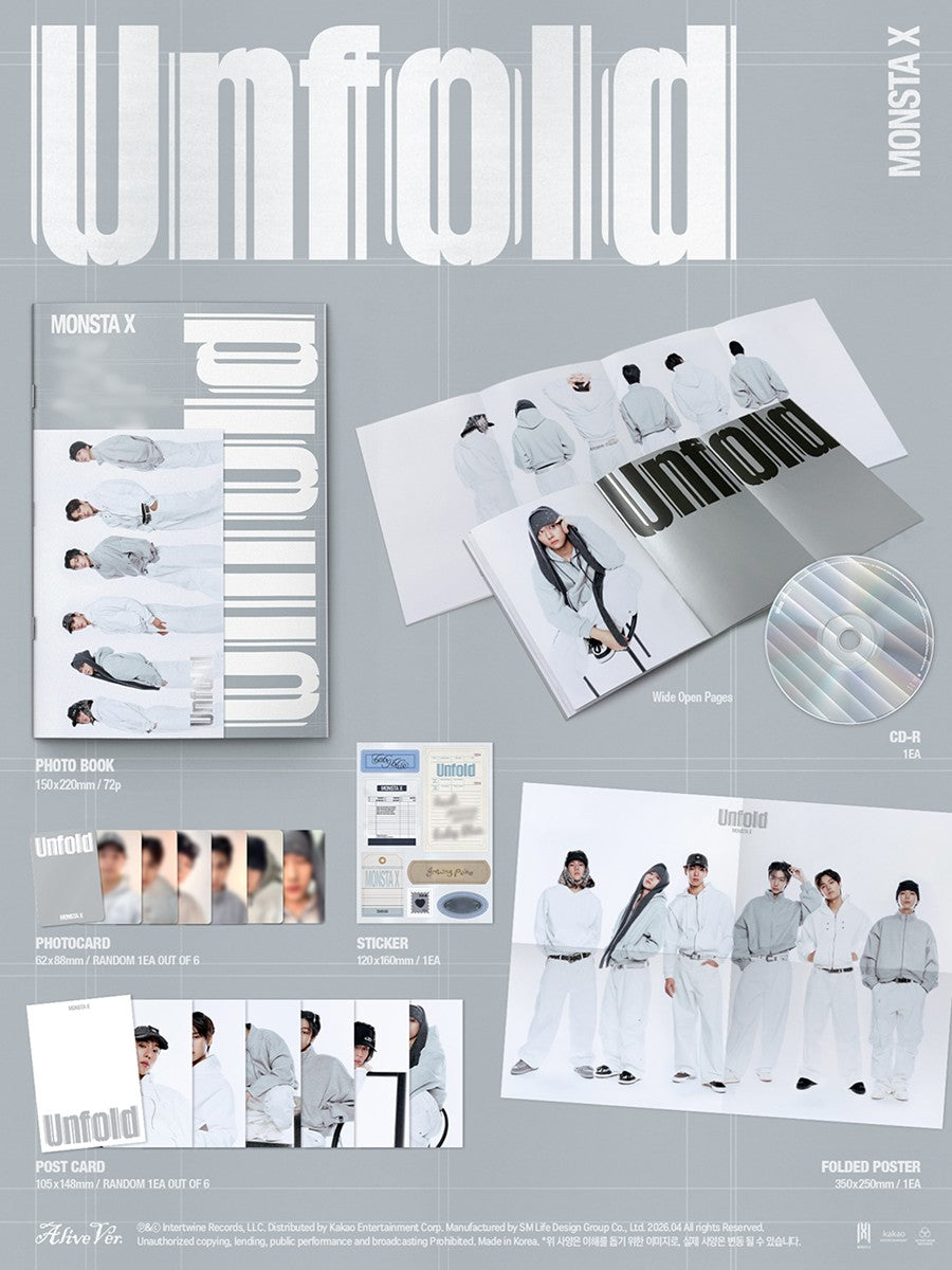 MONSTA X English - US Album 'Unfold - ALIVE VER