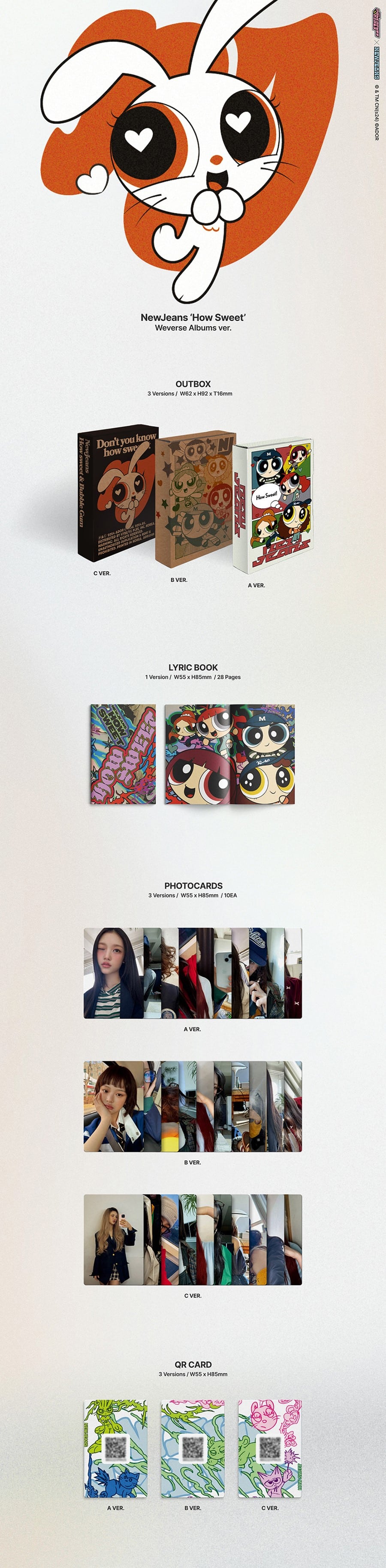 NewJeans 'How Sweet' (Weverse Albums Ver.)