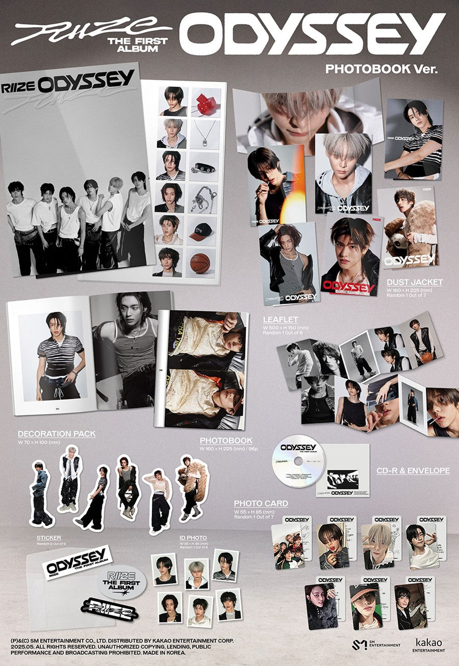RIIZE - The 1st Album ‘Odyssey’ -Photobook Ver