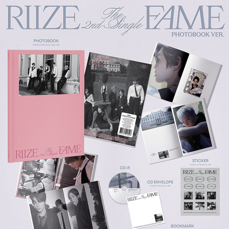 RIIZE – 2nd Single Album Fame Photobook Ver.