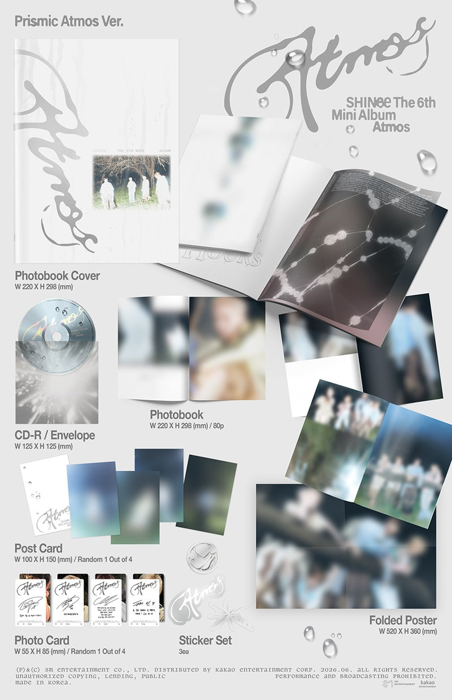 SHINee – 6th Mini Album - Atmos -PrIsmIc Atmos Ver.