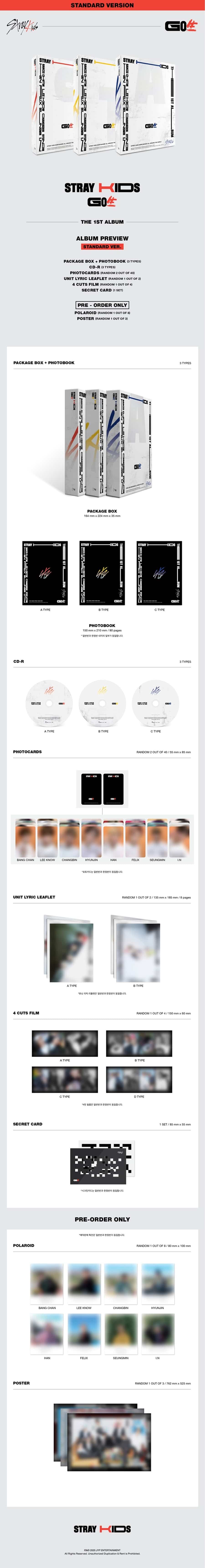 Stray Kids – 1st Full album Go live Standard Ver.