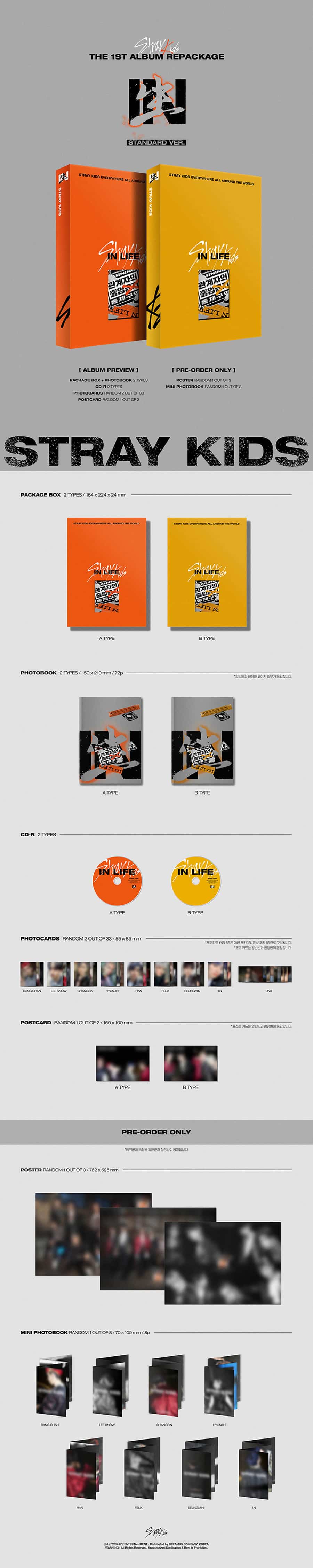 Stray Kids – The 1st full album Vol-1 In Life