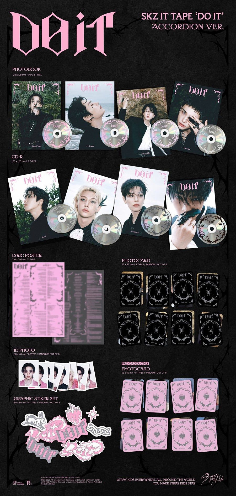 STRAY KIDS - SKZ IT TAPE DO IT ACCORDION Ver.