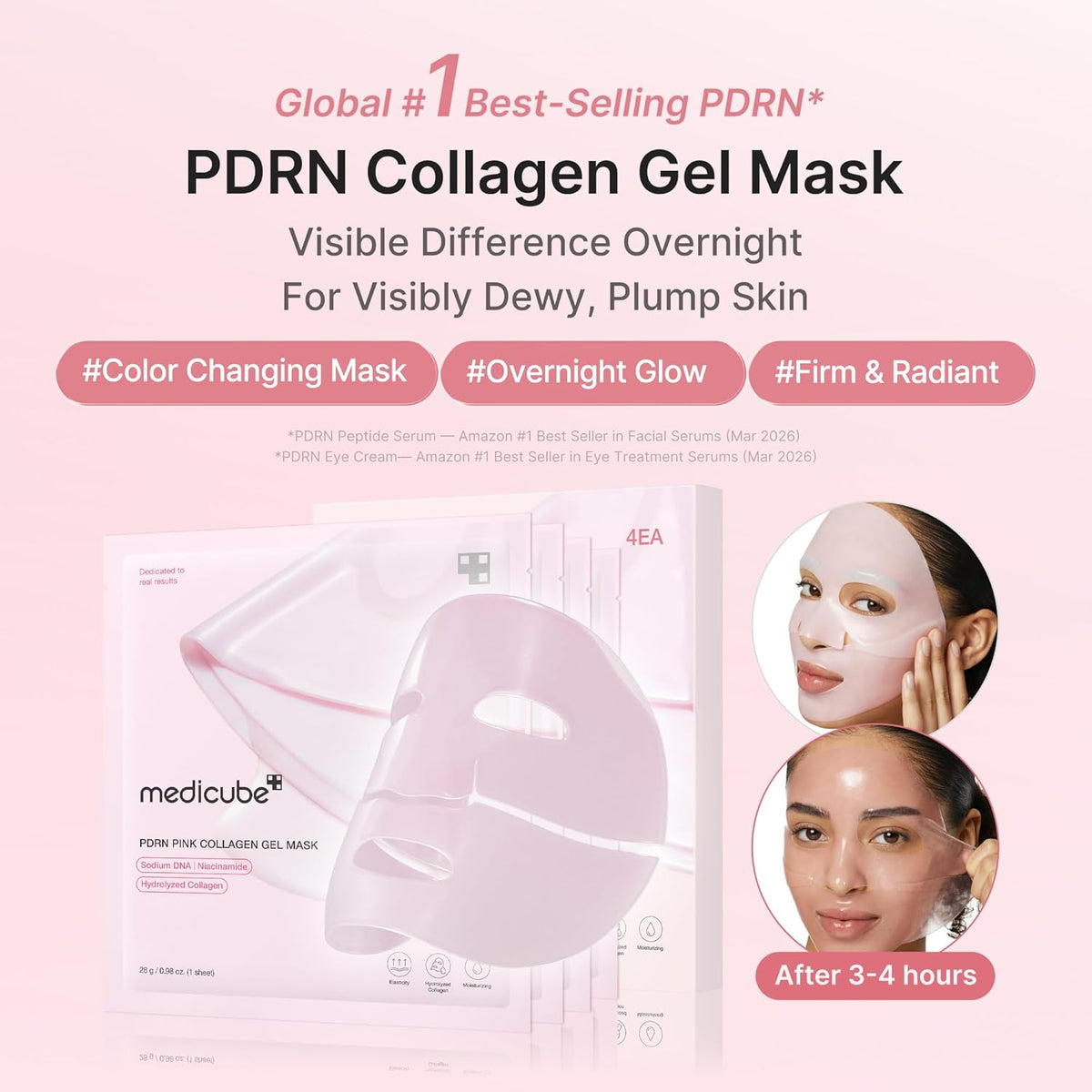 Medicube PDRN Pink Collagen Gel Mask (4ea)