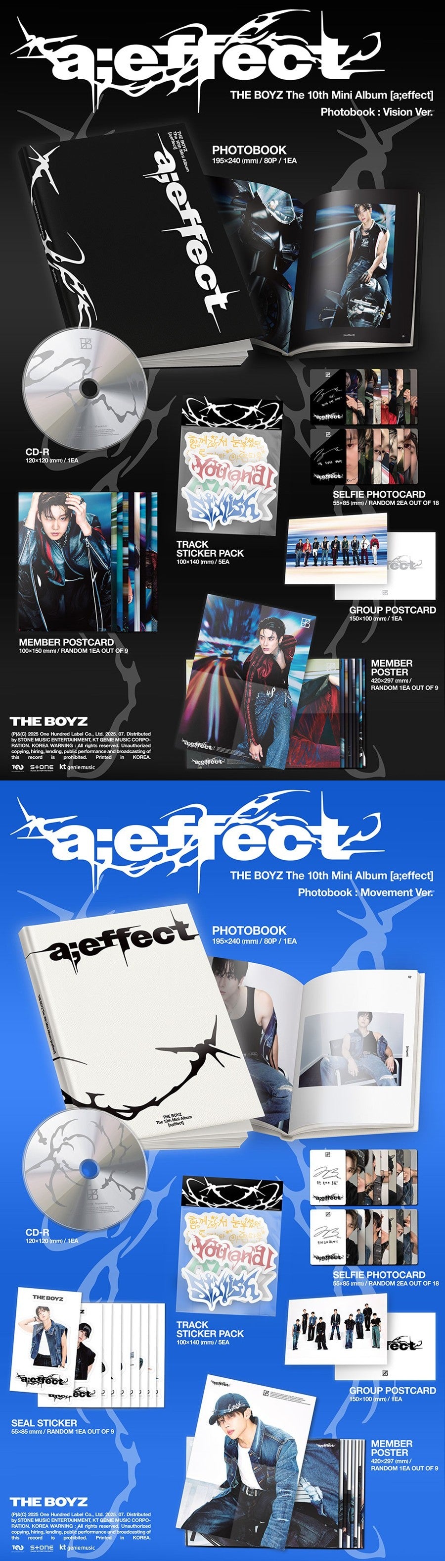 THE BOYZ 10th Mini Album 'a;effect' (Photobook Ver.)