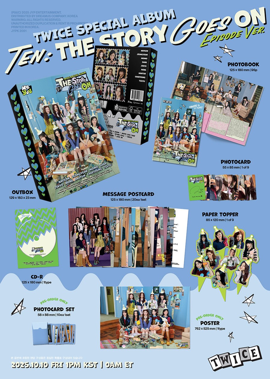 TWICE – Special Album -TEN: The Story Goes On (EPISODE Ver.)