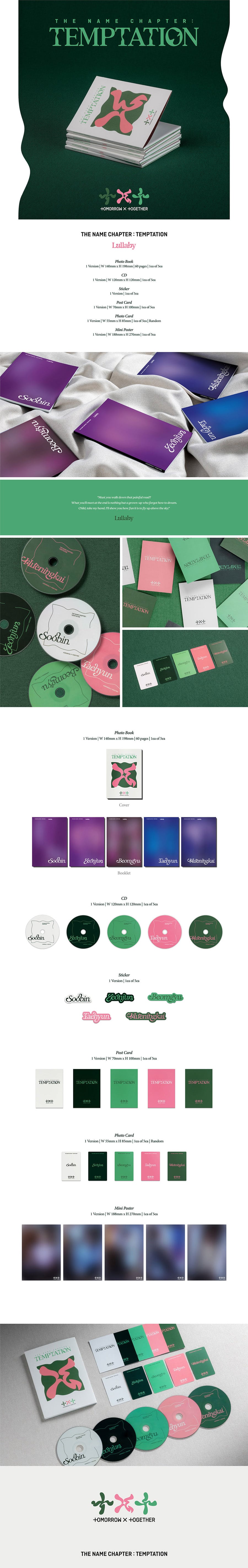 TXT 5th Mini Album 'The Name Chapter: TEMPTATION' (Lullaby Version)