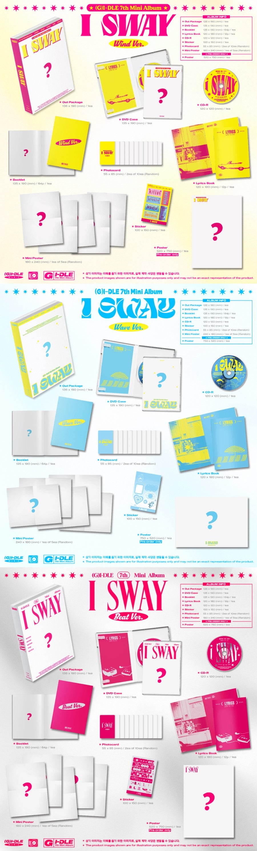 (G)I-DLE – 7th Mini Album -I SWAY