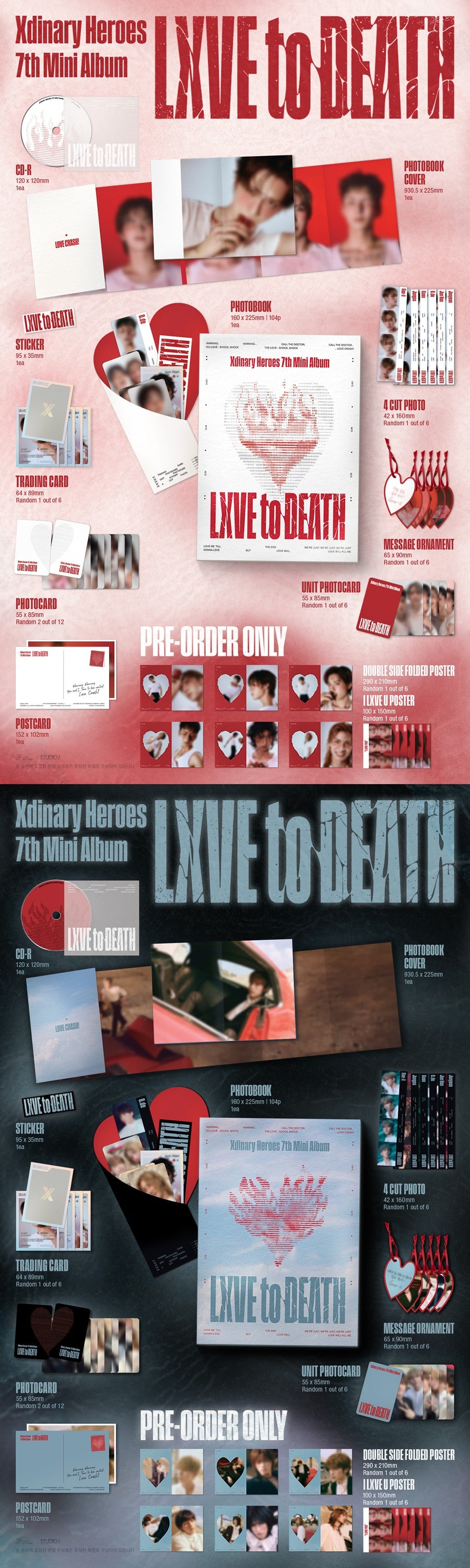 Xdinary Heroes 7th Mini Album 'LXVE to DEATH' (Photobook Ver.)