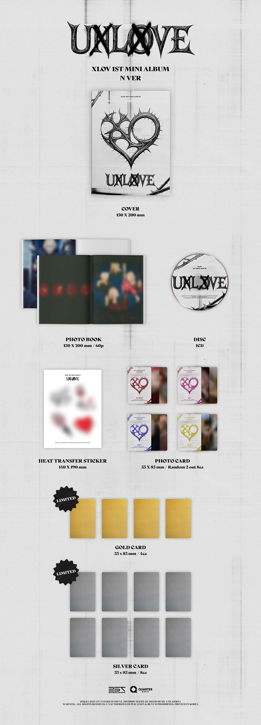 XLOV – 1ST MINI ALBUM UXLXVE