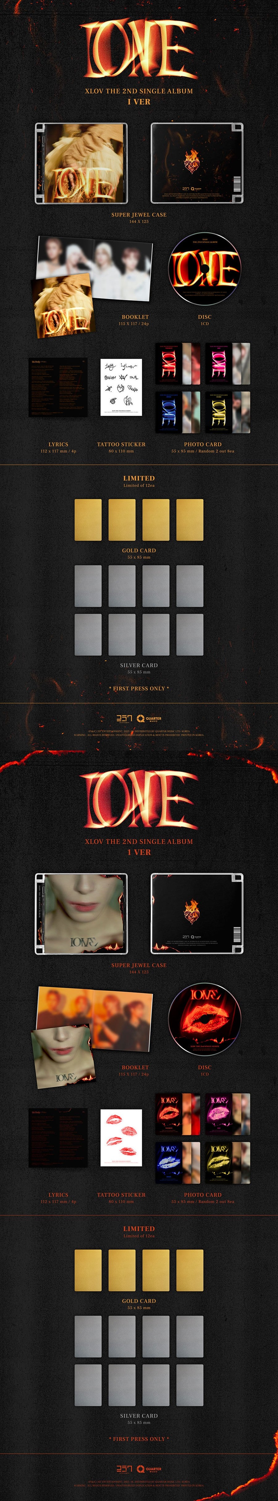 XLOV 2nd Single 'I ONE'