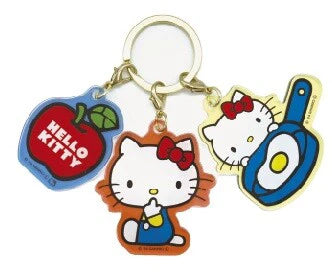 Hello Kitty 50th Anniversary Food Charm Key Ring — Sanrio Characters