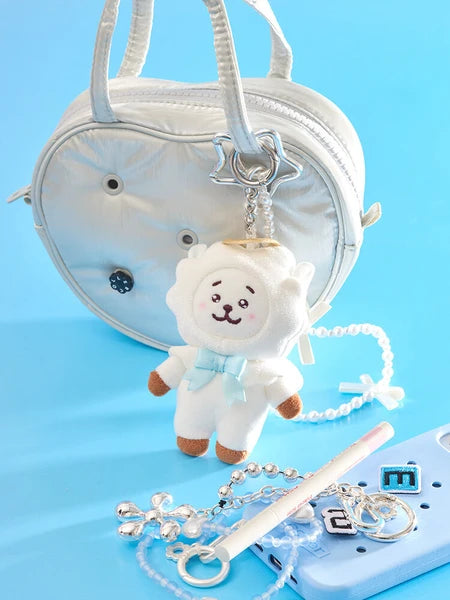 Mini bag charm of BT21. RJ