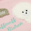 Mofumofu Bichon Sagara Embroidered Pouch