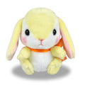 Poteusa Loppy Yuzupyon - White and Yellow Bunny