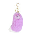 Fluffy & Fox-tastic — Chokon to Kitsune Fox Tail Keychain (Purple)
