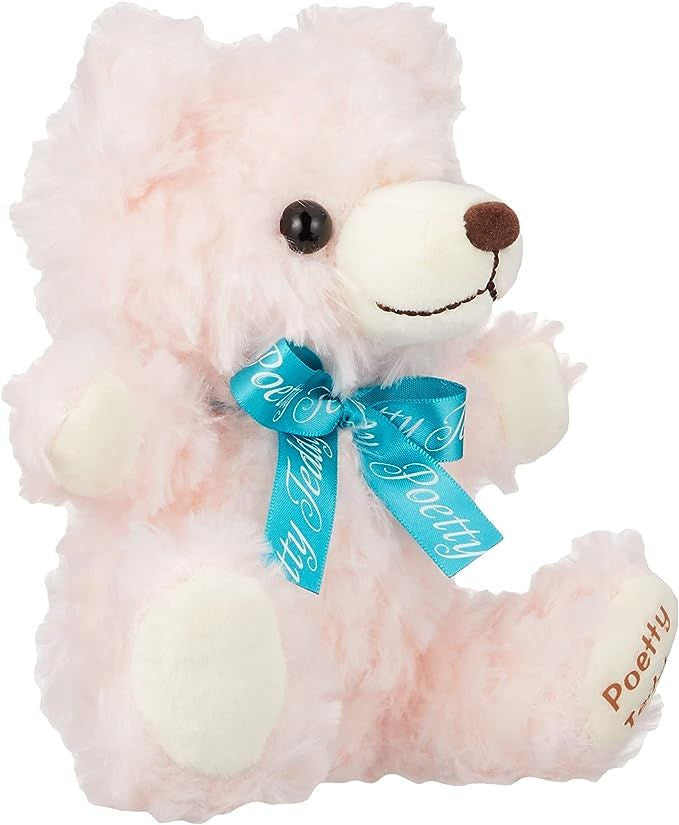 Poetty Teddy Bear Plush — Pink