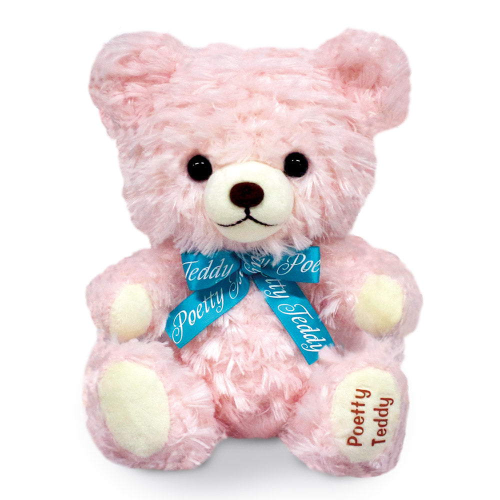 Poetty Teddy Bear Plush — Pink