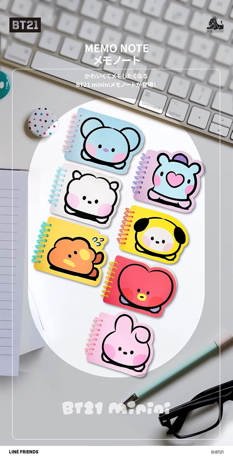 BT 21 MININI MEMO NOTE BOOK