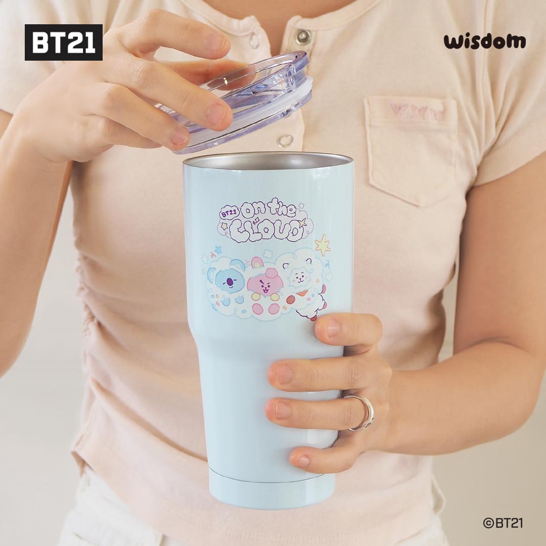 BT 21 Offical  stainless tumbler ver.2 (blue)