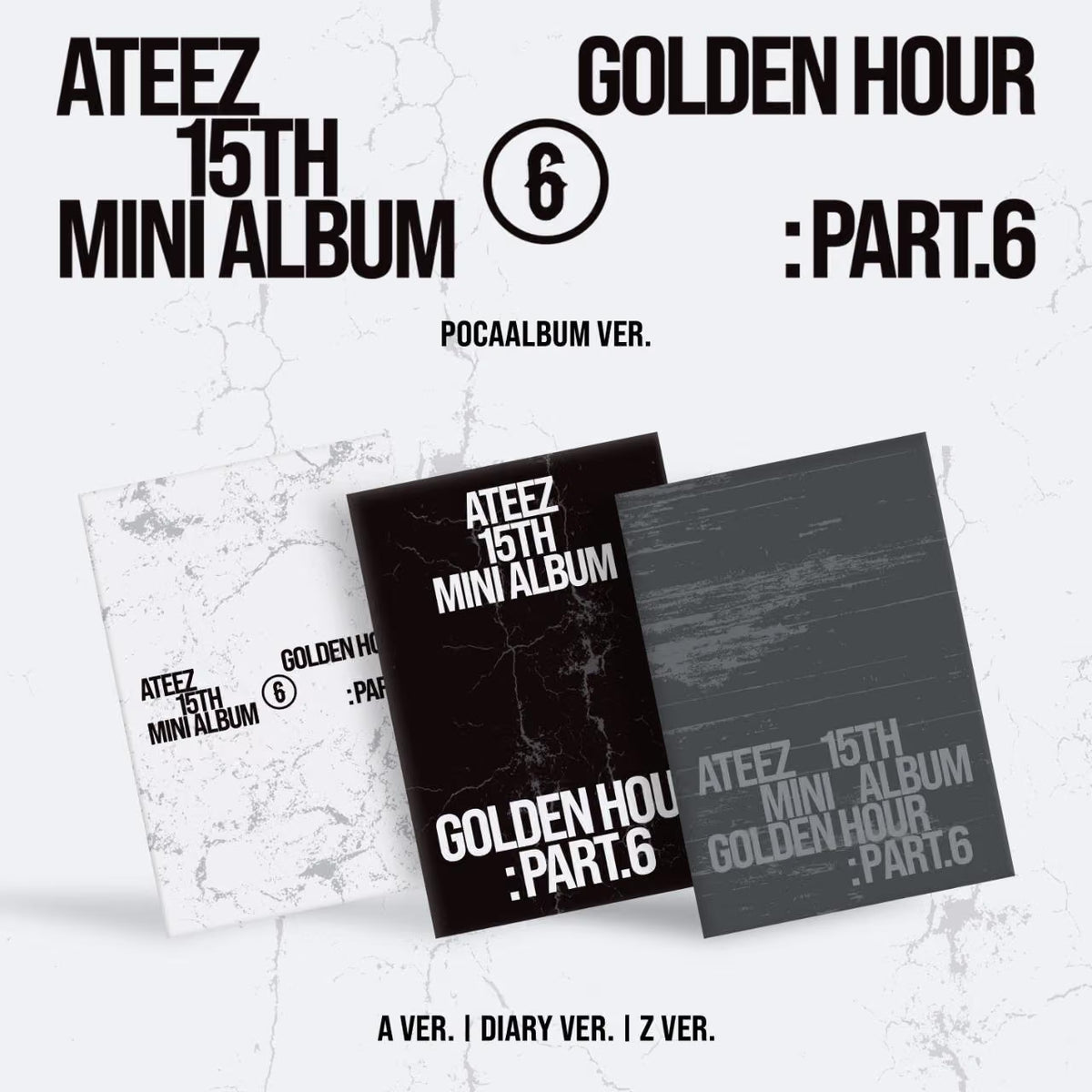 ATEEZ 15th Mini Album [GOLDEN HOUR : Part.6] (POCAALBUM Ver.) – Pre-Order