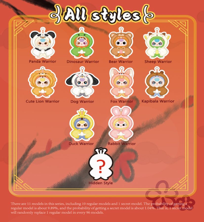 Baby Three – I’m Not a Warrior Plush Blind Box Assortment