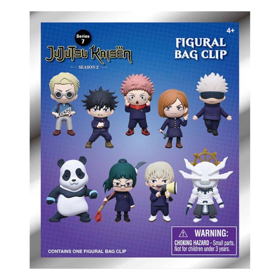 Jujutsu Kaisen – 3D PVC Bag Clips Series 7 Blind Bag (Display of 24)
