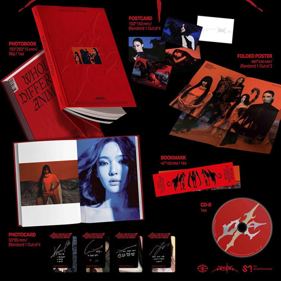 aespa 2nd album Lemonade WDA version album cover and inclusions.
